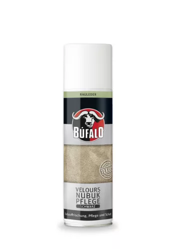 BÚFALO VELÚR-NUBUK BŐRÁPOLÓ SPRAY FEKETE SZÍNBEN