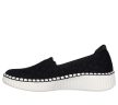 Skechers 100636 BLK könnyű, rugalmas bebújós női félcipő