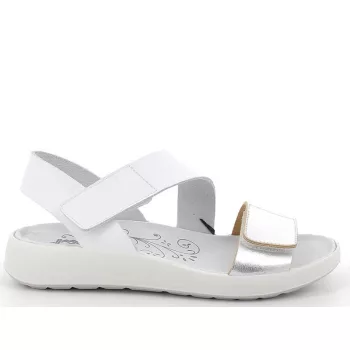 Imac 107601 001 divatos női tépőzáras bőr szandál