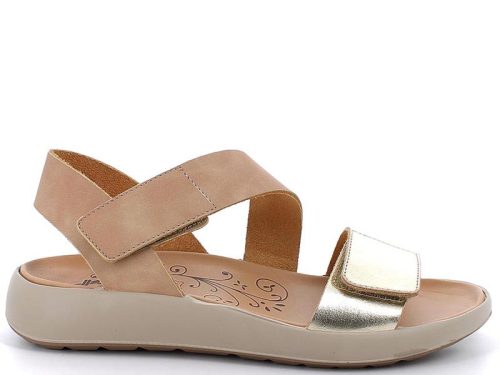 Imac 107601 013 divatos tépőzáras női bőr szandál