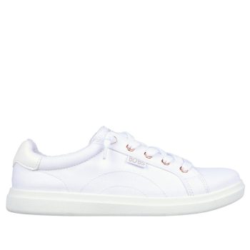 Skechers BOBS 114453 WHT divatos női bebújós vászoncipő