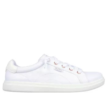 Skechers BOBS 114453 WHT divatos női bebújós vászoncipő