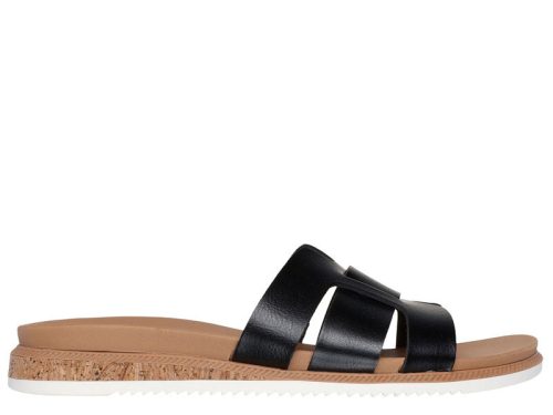 Skechers BOBS 114707 BLK kényelmes női papucs
