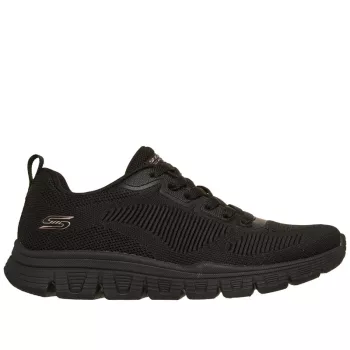 Skechers BOBS 117700 BBK kényelmes fűzős női félcipő