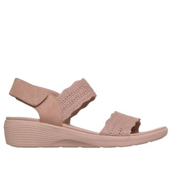   Skechers 119559 BLSH sportosan nőies emelt sarkú női tépőzáras szandál