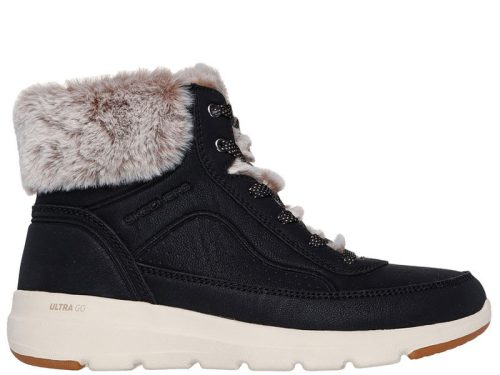 Skechers 144199 BLK vízlepergető női bokacsizma