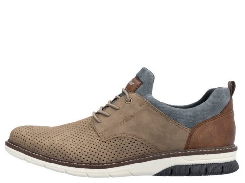 Rieker 14450 64 bebújós férfi divatos félcipő perforált felsőrésszel