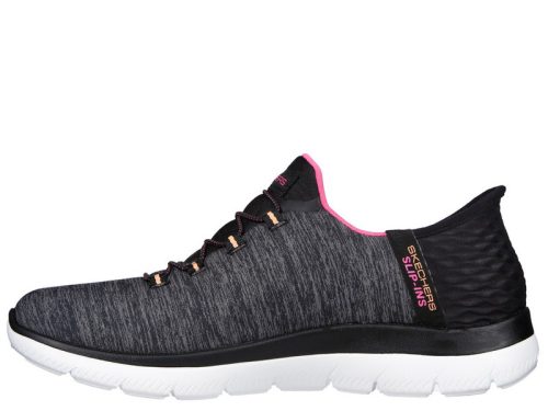 Skechers 149937 BKMT bebújós női sneaker