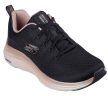 Skechers 150025 BKRG divatos női sneaker