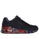 Skechers 155583 BKMT divatos női sneaker