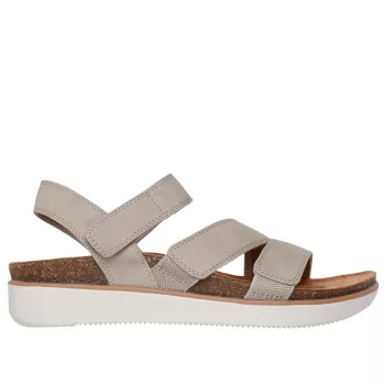  Skechers 163252 TPE kényelmes női tépőzáras komfort szandál anatómiai lábággyal