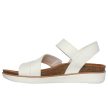 Skechers 163252 WHT kényelmes női tépőzáras komfort szandál anatómiai lábággyal