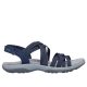 Skechers 163571 NVY sportos tépőzáras női szandál memóriahabos talpbetéttel