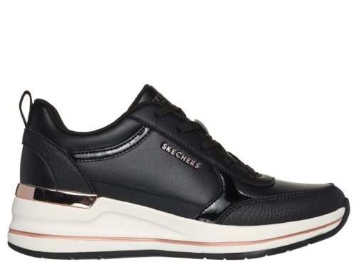 Skechers 177345 BLK divatos női félcipő