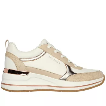 Skechers Billion 177345 WNT divatos női fűzős félcipő