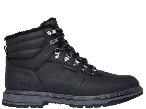 Skechers 205623 BLK vízlepergető férfi bokacipő