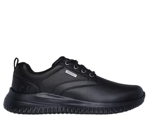 Skechers 210661 BBK vízlepergető férfi bebújós bőr félcipő
