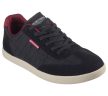 Skechers USA STREET 210824 BLK divatos férfi fűzős utcai sneaker