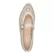 Marco Tozzi 22117 46403 elegáns bebújós női virágos balerina cipő