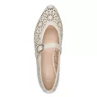 Marco Tozzi 22117 46403 elegáns bebújós női virágos balerina cipő