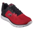Skechers 232698 RDBK férfi fűzős vegán edzőcipő