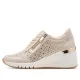 Marco Tozzi 23501 44957 női fűzős, lyukacsos wedge félcipő