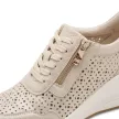 Marco Tozzi 23501 44957 női fűzős, lyukacsos wedge félcipő