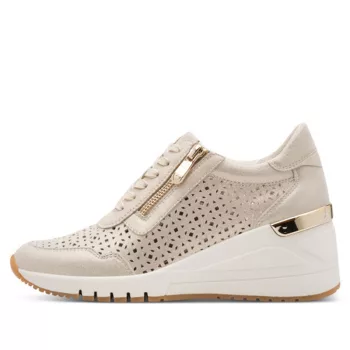   Marco Tozzi 23501 44957 női fűzős, lyukacsos wedge félcipő