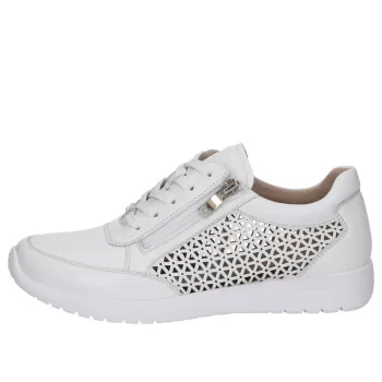   Caprice 23550 42102 divatos lyukacsos női fűzős bőr sneaker