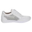 Caprice 23550 42102 divatos lyukacsos női fűzős bőr sneaker