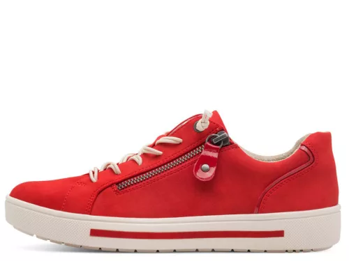 Jana 23660 42500 divatos női cipzáros félcipő