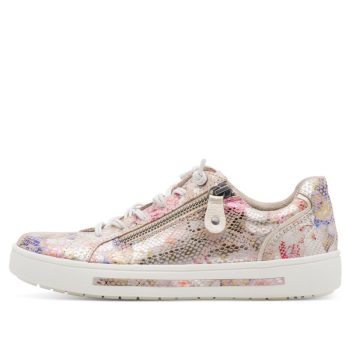 Jana 23661 42989 női fűzős virágos félcipő