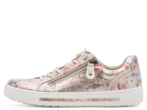 Jana 23661 42989 női fűzős virágos félcipő