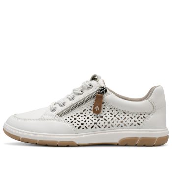 Jana 23665 44100 divatos női cipzáras lyukacsos sneaker