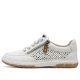 Jana 23665 44100 divatos női cipzáras lyukacsos sneaker
