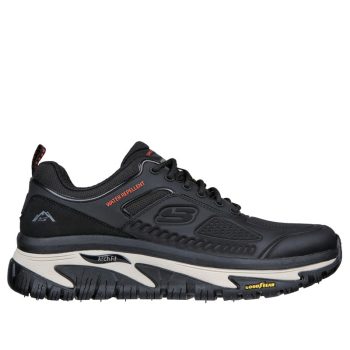   Skechers Arch Fit 237333 BLK vízlepergető fűzős férfi túracipő