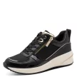 Tamaris 23754 45048 divatos női fűzős wedge félcipő