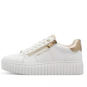   Marco Tozzi 23763 46197 divatos női fűzős sneaker magasított talpon