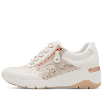 Jana 23768 46152 fűzős női félcipő magasított talpon