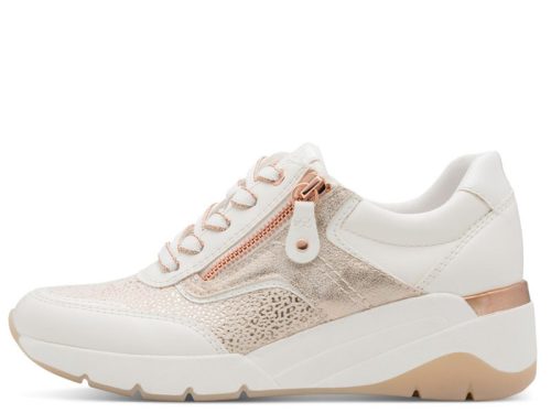 Jana 23768 46152 fűzős női félcipő magasított talpon