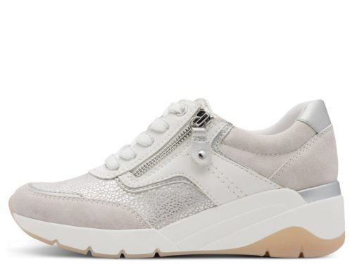 Jana 23768 46191 fűzős női félcipő magasított talpon