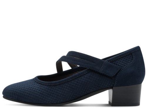 Jana 24363 42804 kényelmes tépőzáras női sarkas félcipő