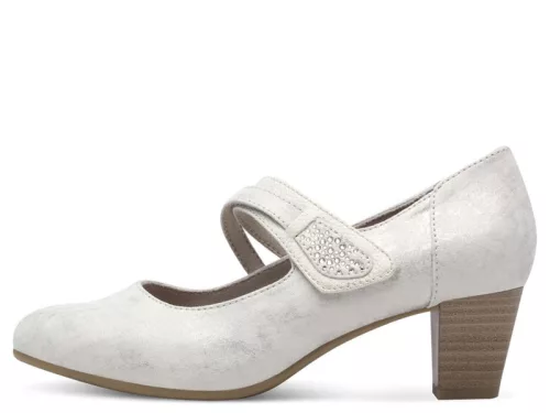 Jana 24464 42499 csinos női magassarkú cipő tépőzárral 