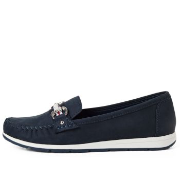   Marco Tozzi 24601 42893 divatos női láncos, bebújós loafer félcipő