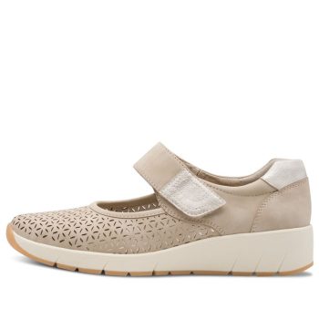   Jana 24664 42341 tépőzáras női lyukacsos, könnyű félcipő