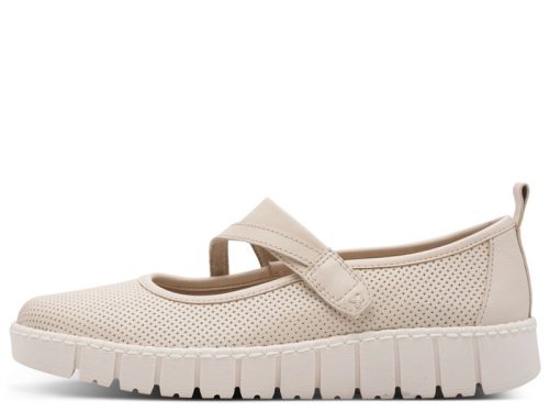 Jana 24764 46400 kényelmes, könnyű tépőzáras nyitott női félcipő