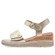 Jana 28365 46940 divatos telitalpú női tépőzáras szandál