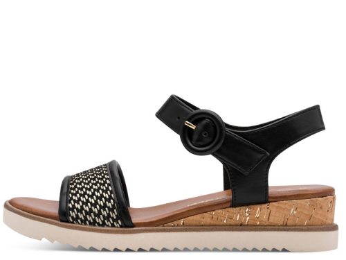 Marco Tozzi 28710 46098 divatos női tépőzáras telitalpú szandál