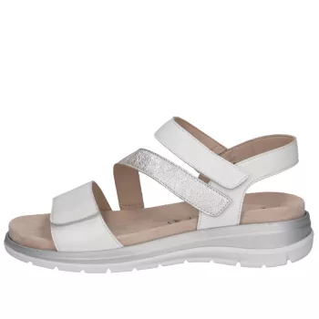   Caprice 28716 44197 kényelmes női tépőzáras bőr szandál kivehető talpbetéttel