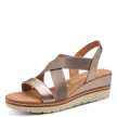 Marco Tozzi 28721 42592 divatos női bebújós bőr wedge szandál